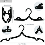 12 PCS Travel Hangers - Cruise Ship Essentials Portable Folding Clothes Hangers Travel Accessories Foldable Clothes Drying Rack