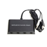 MAYFLASH Gamecube Controller Adapter for Wii U, PC Windows and Switch/Switch 2, 4 Ports