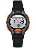 Shocknshop Round Digital Led Child Kids Children Unisex Watch For Boys & Girls Perfect For 3-12 Years -W330 (White Dial & Black 