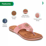 Ortho Joy Women'S Extra-Soft Doctor Slippers - Pink,Pink,8,B09WDVYQWN