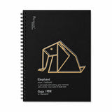 Packmate EcoFriendly Spiral Notebook A5 | Wiro Bound Notebook For Office | School & Travel | Smooth Writing Paper | Flat Lay & 