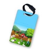 Funcart Farm Animal Theme Luggage Tag