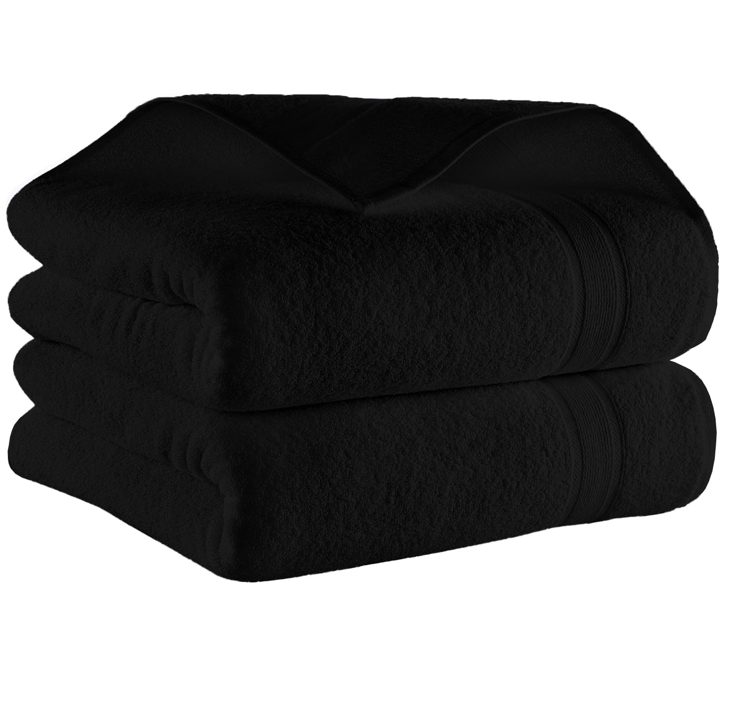 All Design Towels - Jumbo Bath Sheet 2 Piece - 100% Ring Spun Cotton Highly Absorbent and Quick Dry Extra Large Bath Towel - Sup