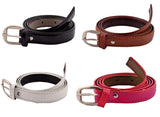 Vtflair WomenS LadiesS GirlS Belt For Jeans WomenS Belt For Dresses Casual Formal Pack Of 4 Belt Combo Free Size(Fit On Upto