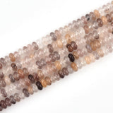 152pcs 4x2mm Natural Botswana Agate Disk Rondelle Spacer Stone Semi Precious Gemstone Loose Beads for Jewelry Making 15 Inch