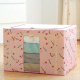 Organostore Blanket Storage Bag Box For Clothes Closet Organizer System, Premium Fabric Wardrobe Organiser For Winter Garments, 