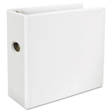 Universal UNV30756 Deluxe EasytoOpen 5 in. Capacity 11 in. x 8.5 in. (3) DRing View Binder White