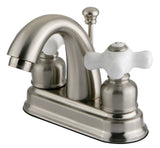 Kingston Brass Kb5618Px Restoration 4-Inch Centerset Lavatory Faucet, Brushed Nickel