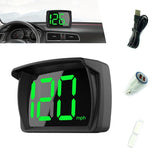 Anyhut 1 PC Speedometer HUD for Cars Trucks Motorcycles USB Plug & Play Digital MPH Speed Meter Head Up Display with Shading Pla