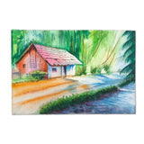 Penkraft Water Color Painting on Stretched Canvas