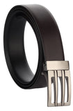 Sunshopping MenS Formal & Causal Artificial Leather Reversible Black & Brown Color Belt (Cvr55) (40, Brown)