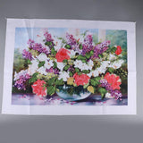 Calandis Ribbon Embroidery Set Floral Cross Stitch Kit Diy Ribbon Embroidery Painting