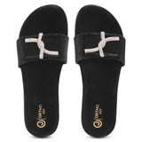Ortho Joy Doctor Footwear For Women|| Fancy Slipper For Women || Orthopedic Women'S Fancy Slipper/Fancy Sandal For Women,Black,3,B0D5R77BHK