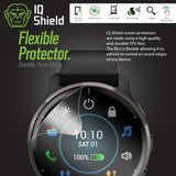 IQShield Screen Protector Compatible with Garmin Venu 2 Plus (6-Pack) Anti-Bubble Clear TPU Film