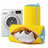 Adakasi Shoe Washing Machine Bag With Invisible Zipper Reusable Laundry For Washer & Dryer Sneaker Cleaning Mesh Bag For Washing