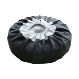EKDJKK Car Black Sliver 13-19'',17-22'' Spare Tire Tyre Wheel Cover Bag with Carrying Handles ote Car Wheel Protector Storage Ba