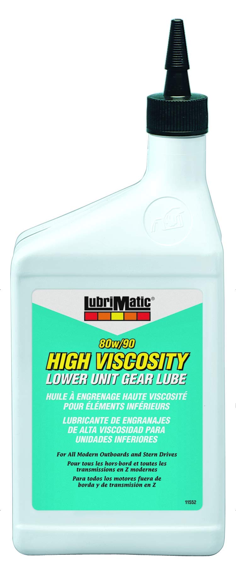 Lubrimatic 11552 High Viscosity 80W/90 Marine Lower Unit Gear Lube, 1 Quart Bottle