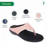 Ortho Joy Extra-Soft Doctor Slippers For Women (Pink),Pink,6,B09TP9XP53