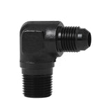 EVIL ENERGY 6AN to 3/8 NPT Male 90 Degree Fitting Adapter Aluminum