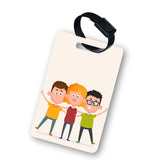 Funcart Friendship Trio Theme Luggage Tag