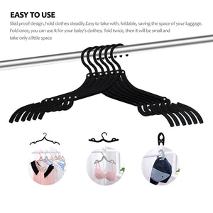 12 PCS Travel Hangers - Cruise Ship Essentials Portable Folding Clothes Hangers Travel Accessories Foldable Clothes Drying Rack