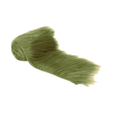 FabricLA Olive Shaggy Plush Faux Fur Strips - Craft Fur for Gnomes, Cosplay, and DIY Projects | 4 X 60