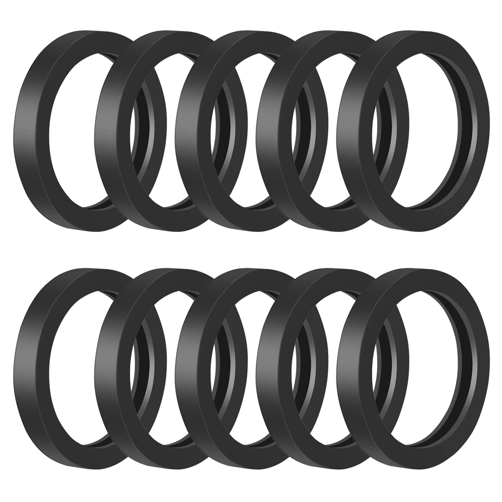 10Pcs Replacement Gas Gaskets Gas Can Spout Gaskets Fuel Washer Seals Rubber Fuel Can Spout Seals Compatible With Most Gas Can S