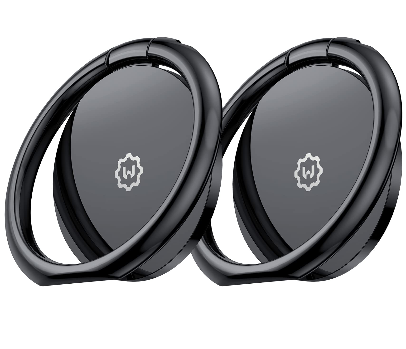 Phone Ring Holder, Wixgear (2 Pack) Universal Magnetic cell Phone Finger Holder with Kickstand Phone Holder for Hand, Phone Ring