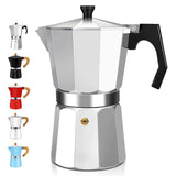 DITOSH 3 Cup Aluminum Espresso Stovetop Moka Pot Express Coffee Maker Percolator Italian Classic Mocha Coffee Machine for Italia