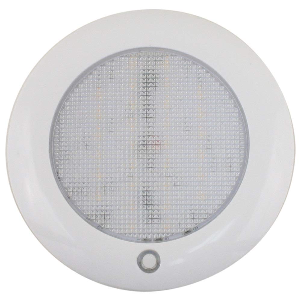 Scandvik Slim 5 Dome Light Warm White/Red 10-30V