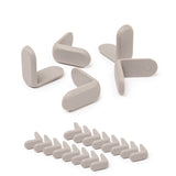 Ubbi Corner Protectors, Furniture Corner Guards for Baby and Toddlers, Baby Proof Covers, Baby Safety, Taupe, 16 Piece Set