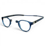 Clic Magnetic Reading Glasses - Adjustable Neck Hanging Readers - Secure Fit with Hybrid Headband - Tube Pantos (One Size Fits A