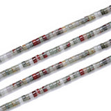 Adabele 43.5 Inch Natural African Bloodstone Jasper Healing Gemstone 4mm x 2mm Small Heishi Tube Rondelle Beads Gem Stone Spacer