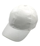 Zacharias GirlS Cotton Adjustable Plain Solid Baseball Cap (White_Free Size) (Pack Of 1)