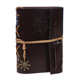 Levin Leather Writing Journal Notebook Vintage Traveler Notebook Refillable Diary Sketchbook Gifts With Unlined Travel Journals 