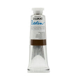 Lukas Berlin Pro Artists Water Mixable Oil Paint 37 ml Tube Burnt Umber, Water Soluble, Lightfast Pigments, Quick Drying, Easy C