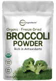 Organic Broccoli Powder, 1 Pound, Freeze Dried, Contains Natural DIM (Diindolylmethane), and Rich in Fiber and Immune Vitamin C,