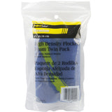 J.R. Edwards Flocked Foam Mini Roller, 4Inch, 2Pack