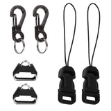 6pcs Camera Quick Release Strap, Adjustable Quick Release Buckle for Camera Strap Quick Release Clips Connector Buckles Connect 