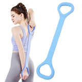 Dhadh Figure 8 Resistance Band for Exercise, Yoga & Pilates | Stretch Resistance Loop for Full Body Workout | Arm, Shoulder, Bac