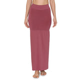 Zivame All Day Flared Mermaid Reversible Saree Shapewear for Women - Brown and Rose