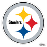 NFL Siskiyou Sports Fan Shop Pittsburgh Steelers Logo Magnets 8 inch sheet Team Color