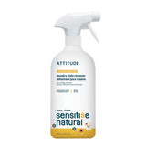 ATTITUDE Laundry Stain Remover for Baby Clothes, Plant- and Mineral-Based Ingredients, Vegan and Cruelty-free Laundry Products f