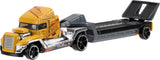 Hot Wheels Super Rigs, Toy Transporter Truck & Toy Car In 1:64 Scale (Styles May Vary)