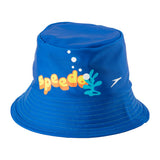 Speedo Unisex-Child Uv Bucket Hat Begin to Swim UPF 50 Electric Blue Small/Medium-New