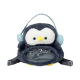 Snappsy Plush Backpack Sturdy Travel Bag Soft Stylish For Children Boys Girls Adults Gray