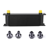 ZHSYMX 13 Row AN10-10AN Stacked Plate Oil Cooler With 6AN 8AN Adapter Universal Engine Transmission British Radiator Oil Cooler 