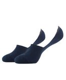 Jockey MenS No Show Cotton Socks (Pack Of 2) 7099_Navy_Free Size