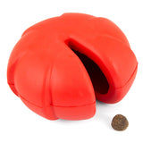 Jeffers Pet Natural Rubber Dog Chew Toy - Red Millipede, Large - Treat Dispensing, Vanilla Scent, Durable, Non-Toxic, Dishwasher