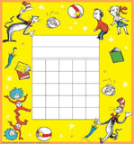 Eureka Back to School Dr. Seuss The Cat in the Hat Mini Reward Charts for Kids with Stickers, 736pc, 5 W x 6 H
